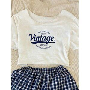 Women's Y2K Crop Top, Sexy Spring Break T-Shirt, Fashionable For Women